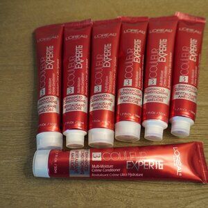 Lot of 7 LOREAL Couleur Experte Enhanced Conditioner 1.7oz Each NEW
